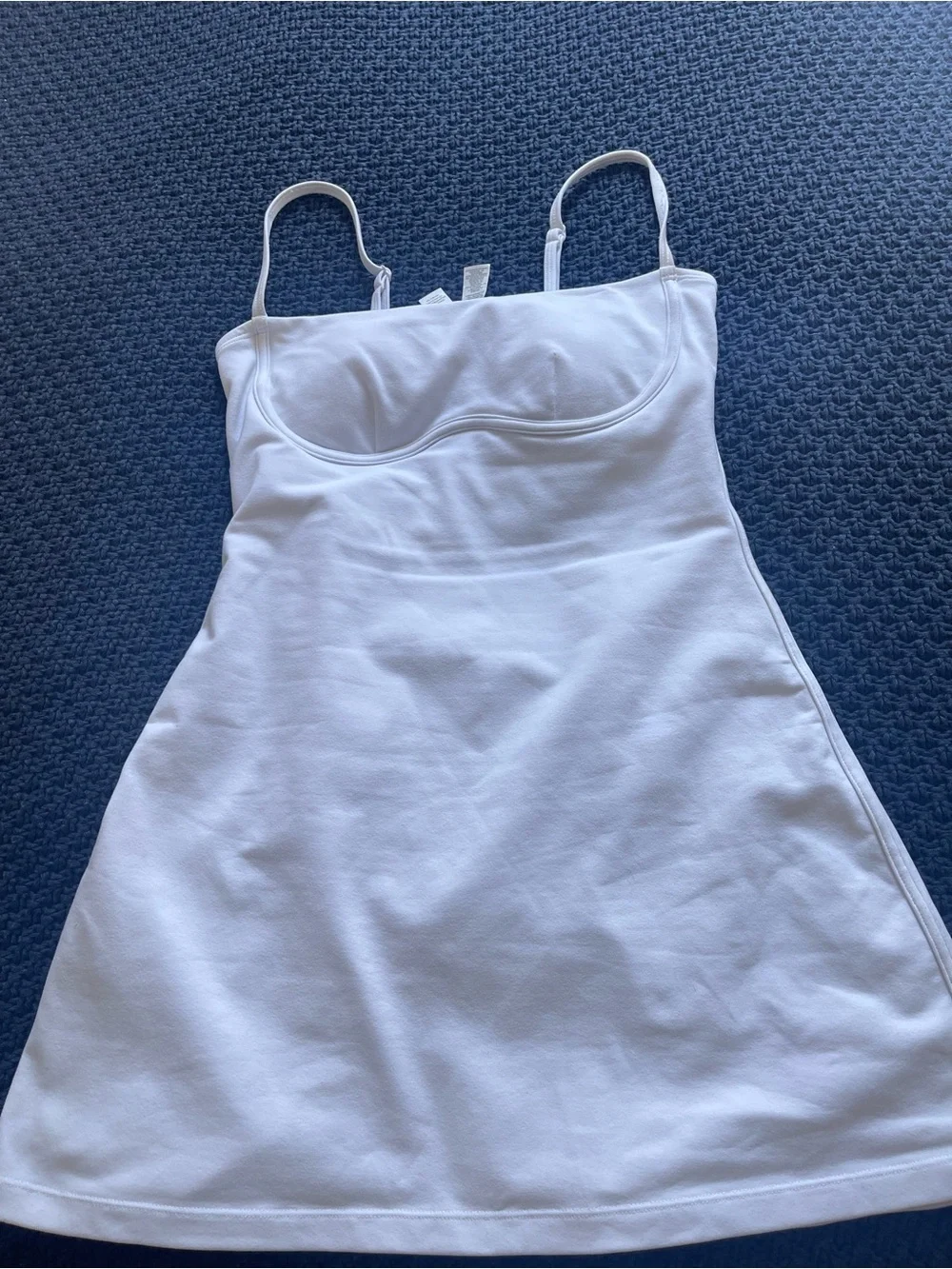 ALO Yoga White Mini Skort with Built-In Shorts